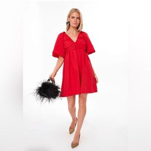 Tuckernuck Hyacinth House Red Courtney Mini Dress - M